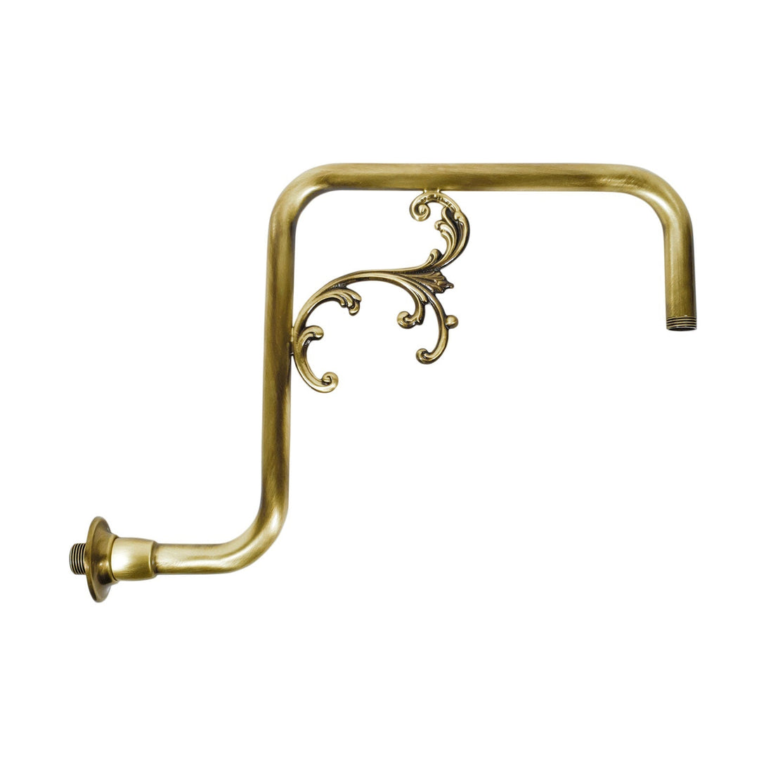 Brass Shower Arm In Art Deco Design Premium 40 Cm Ghidini 1849