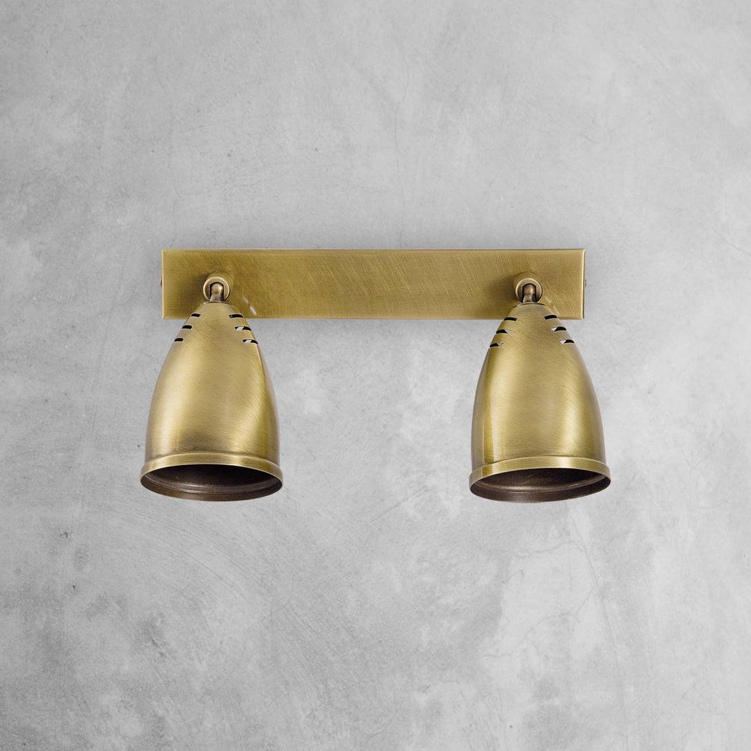 Brass Spotlight Adjustable Italian Design Stoccolma Ghidini 1849