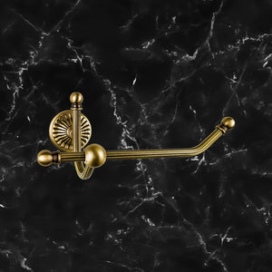 Brass Toilet Roll Holder Solid Royal Design Dafne | Ghidini 1849