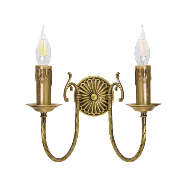 t4option0_0 | Brass Wall Light Classic Traditional Design Petalo Ghidini 1849
