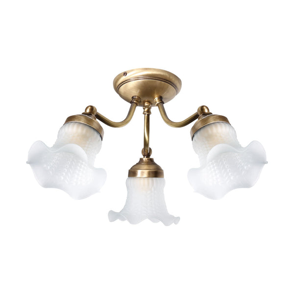 t4option0_0 | Classic Bedroom Ceiling Lights Brass And Glass Ghidini 1849