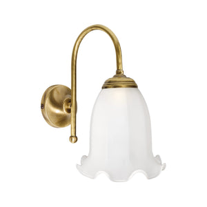 t4option0_0 | Classic Wall Light Brass Floral Glass E14 Premium Ghidini 1849