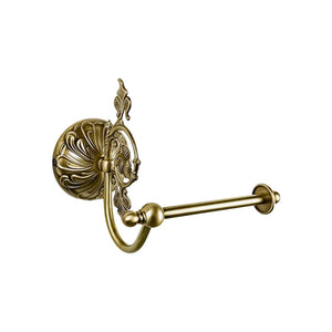 Classy Toilet Paper Holder Real Brass Art Nouveau | Ghidini 1849