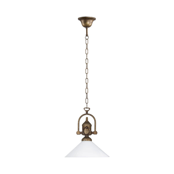 t4option0_0 | Cone Hanging Light Antique Brass 30 Cm Fiordo Ghidini 1849
