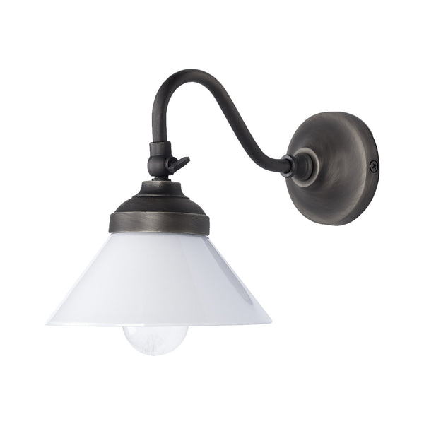 t4option0_0 | Cone Wall Lamp Adjustable White Glass Sofia Ghidini 1849