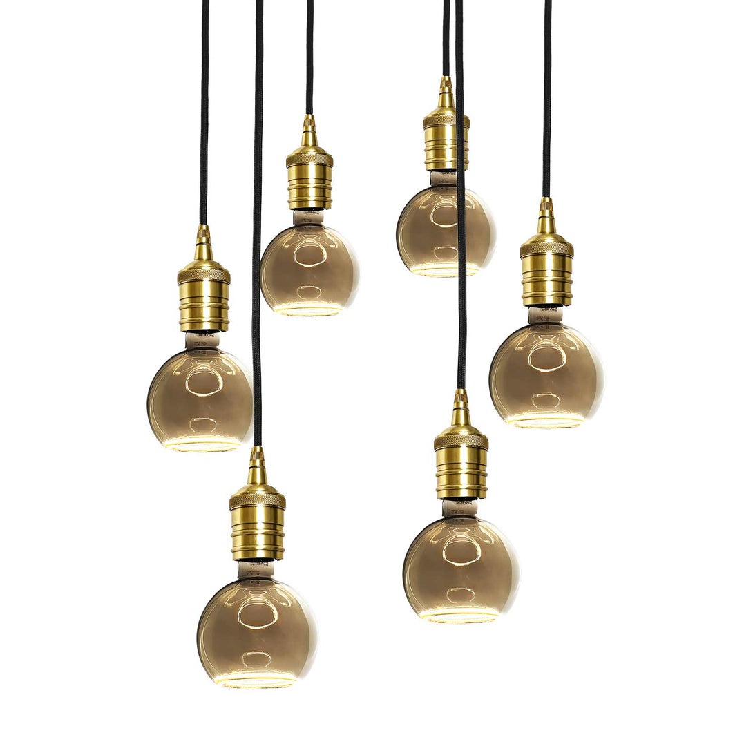 Contemporary Brass Chandelier Luxury LED Ghidini 1849