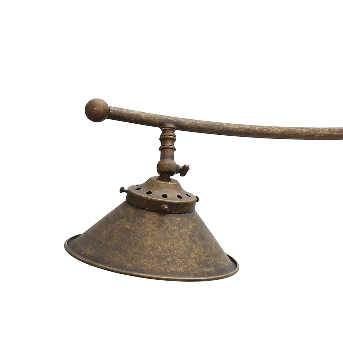 Country Ceiling Light Old Brass Style Adjustable Ghidini 1849