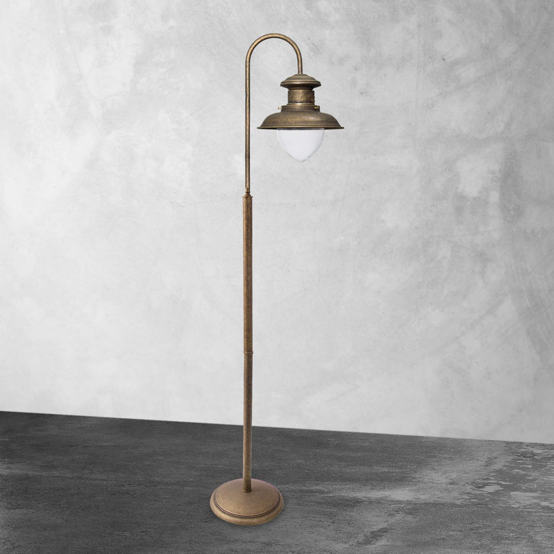 Country Floor Lamp Old Brass Tall Marine Al Mare Ghidini 1849