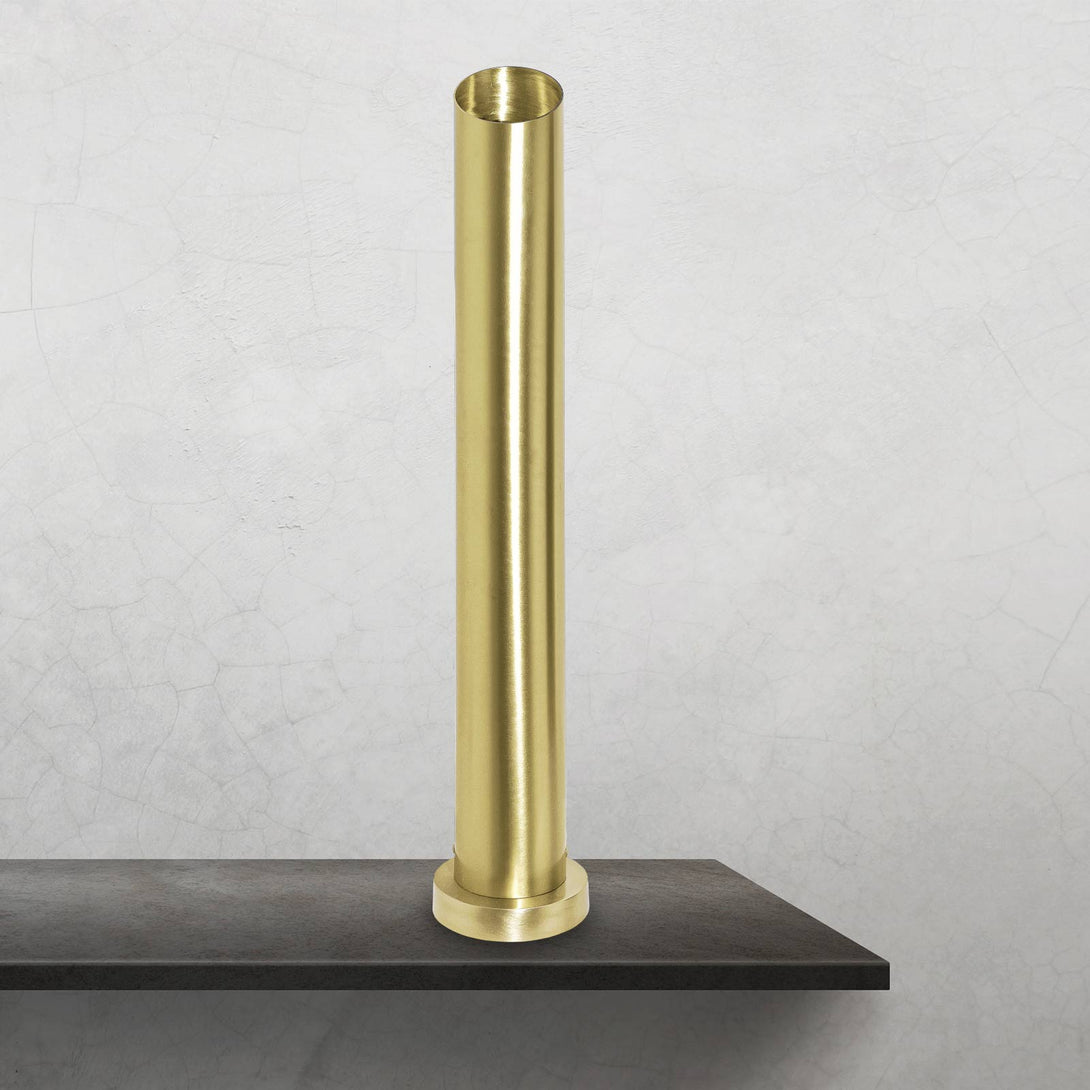 Cylinder Lamp with Contemporary Brass Design Ghidini 1849