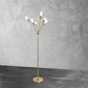 Design Floor Lamp Brass 6 Lights Stella | Ghidini 1849