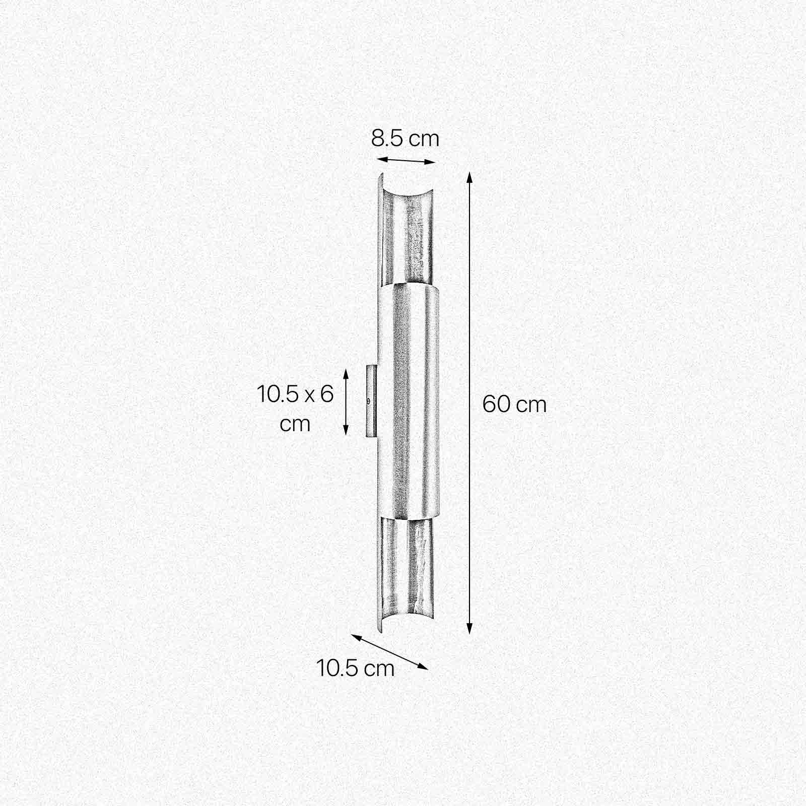 Double Wall Light in Solid Brass Design Venere Ghidini 1849