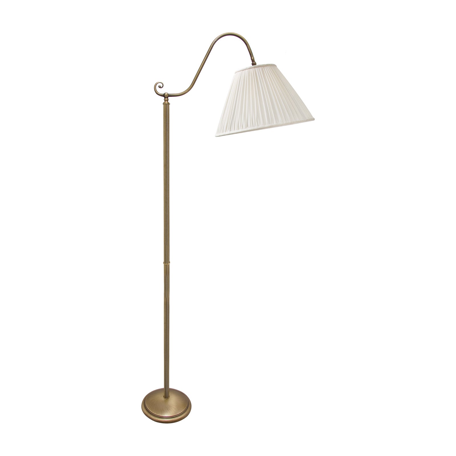 Elegant Floor Lamp For Living Room In Real Brass | Ghidini 1849