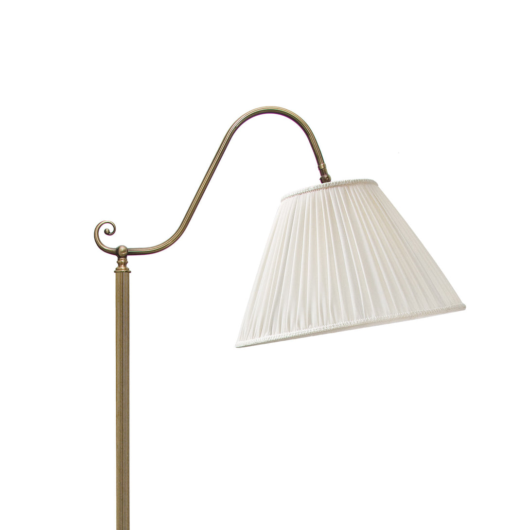 Elegant Floor Lamp For Living Room In Real Brass Ghidini 1849