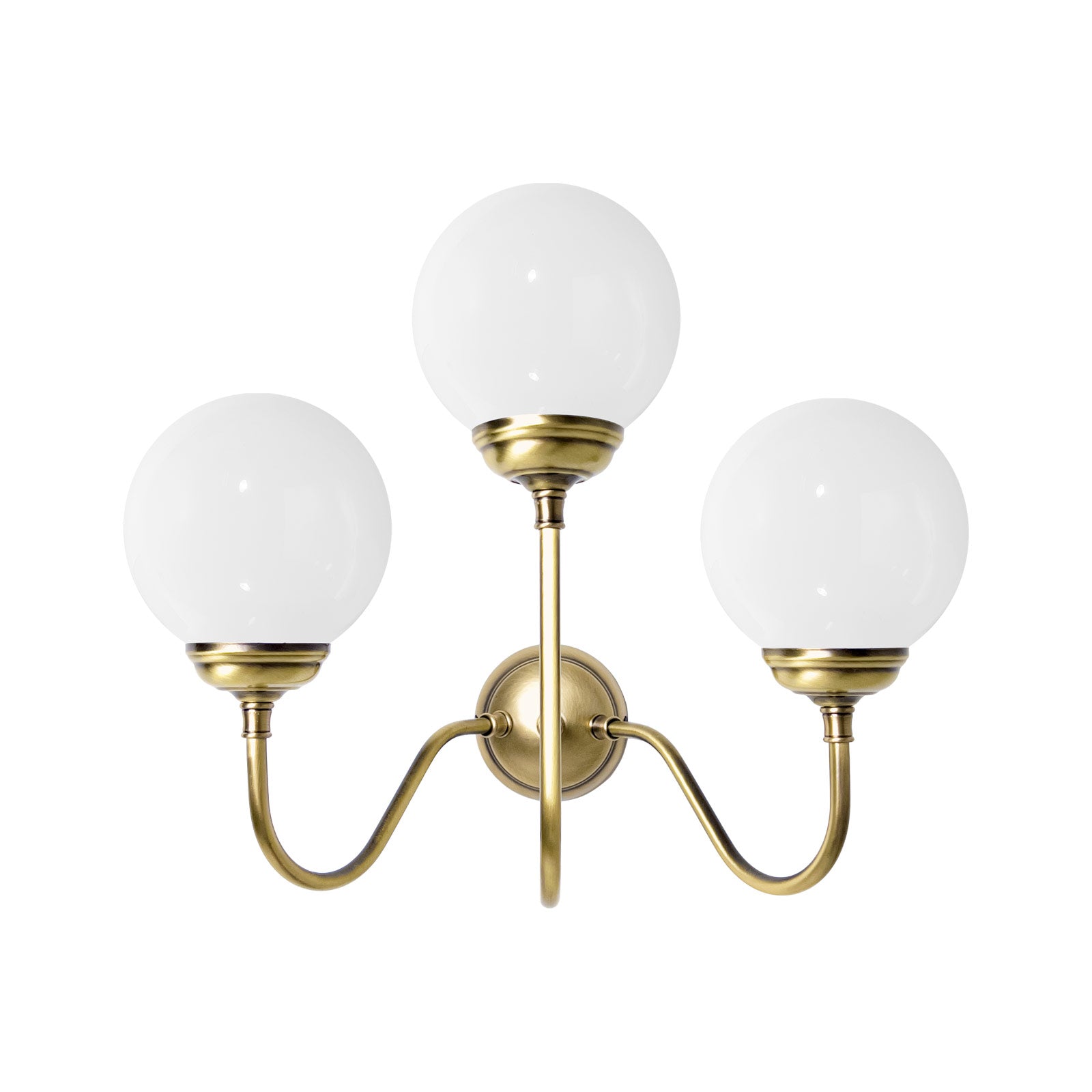 Elegant Globe Wall Lamp with 3 Glasses Incanto | Ghidini 1849