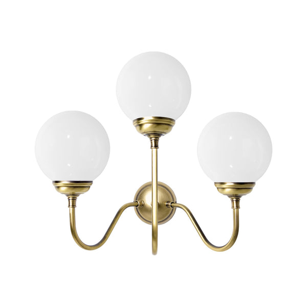 t4option0_0 | Elegant Globe Wall Lamp with 3 Glasses Incanto Ghidini 1849
