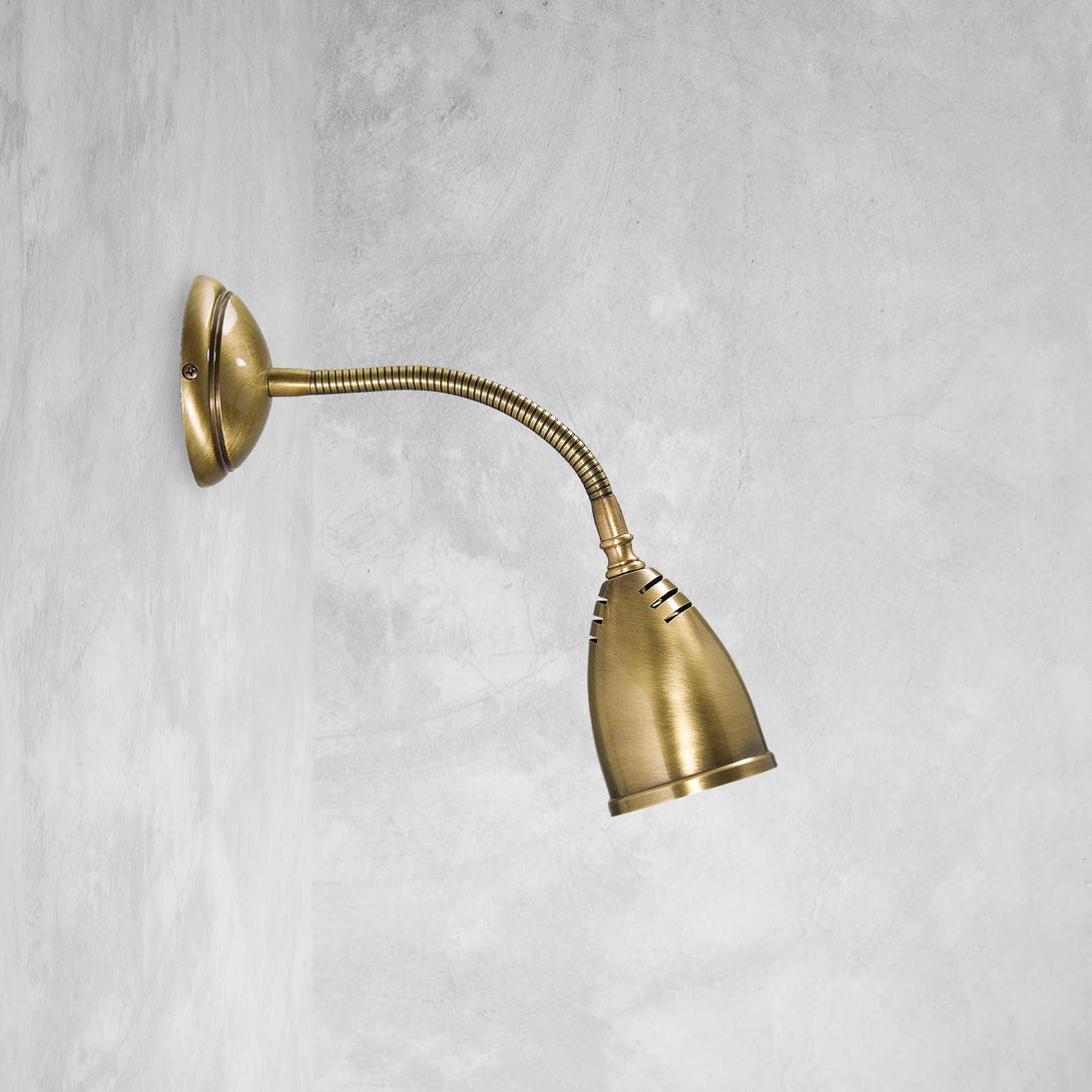 Flexible Wall Light Brass Premium Retro Solna Ghidini 1849
