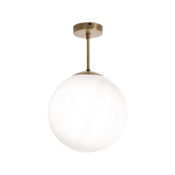 t4option0_0 | Globe Ceiling Light Brass Single White Large Musa Ghidini 1849