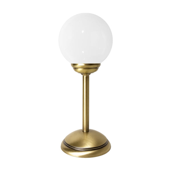 t4option0_0 | Globe Table Lamp in Brass and White Glass Ghidini 1849