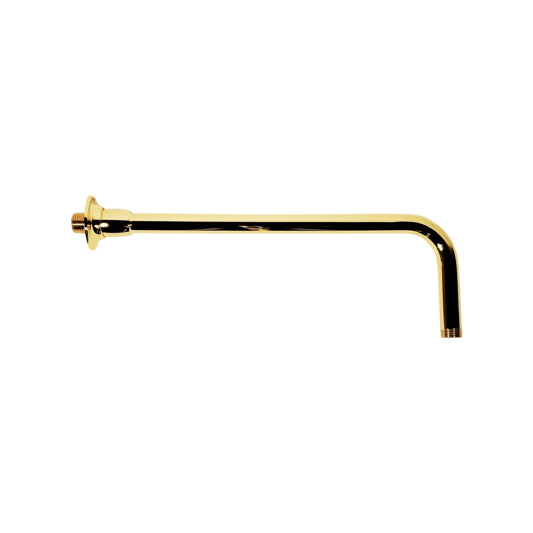 Gold 24K Shower Arm Round Brass Premium 30-35-40Cm Ghidini 1849