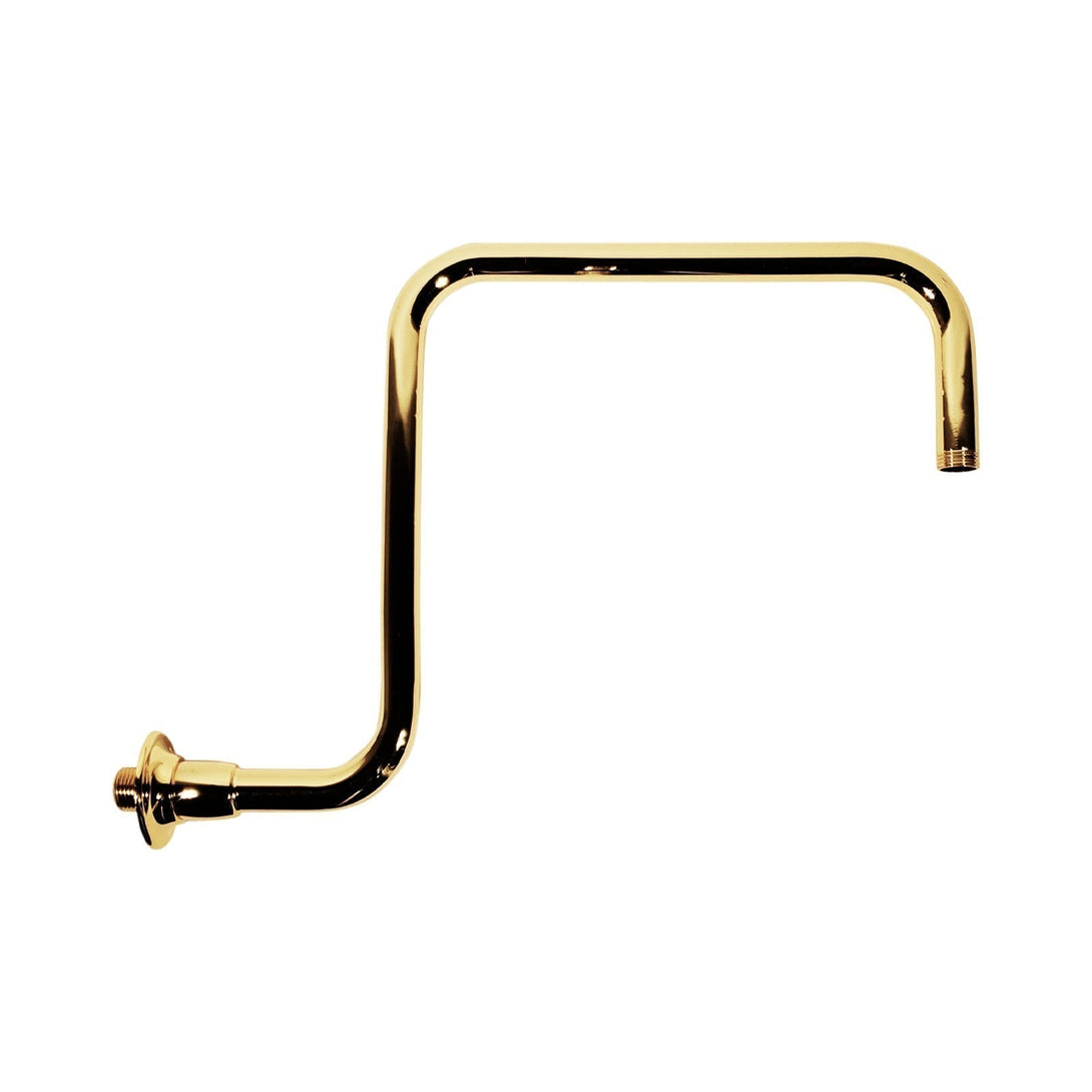 Gold Shower Pipe 24K Plated Brass Premium 40Cm Ghidini 1849