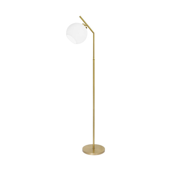 t4option0_0 | Half Sphere Floor Lamp Brass White Premium Trivia Ghidini 1849