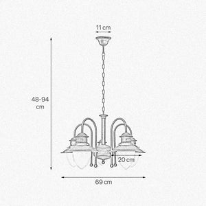 t4option0_0 | Industrial Brass Chandelier Old Marine Al Mare Ghidini 1849