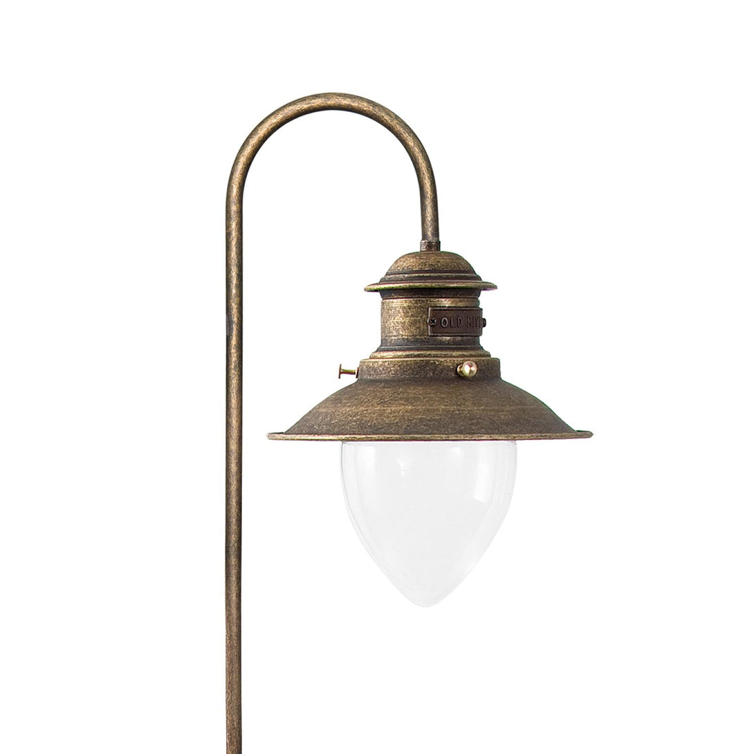 Industrial Floor Lamp Old Brass Marine Al Mare Ghidini 1849