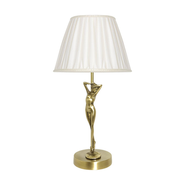 t4option0_0 | Lady Figurine Lamp Real Brass White Lamp Shade Ghidini 1849