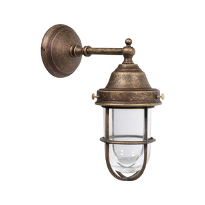 Marine Outdoor Sconce Antique Brass Premium | Ghidini 1849