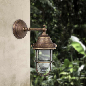 Marine Outdoor Sconce Antique Brass Premium | Ghidini 1849