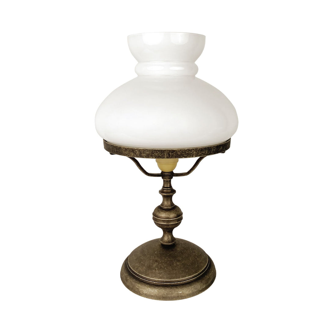 Marine Table Lamp Old Brass Glass Country Style Ghidini 1849