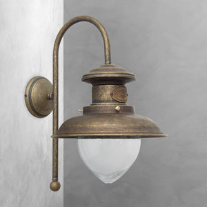 Marine Wall Light Antique Brass Large Al Mare | Ghidini 1849