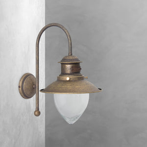 t4option0_0 | Marine Wall Sconce Aged Brass Industrial Al Mare Ghidini 1849