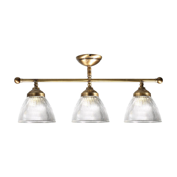 t4option0_0 | Mid Century Brass Ceiling Light Industrial Glasses Ghidini 1849