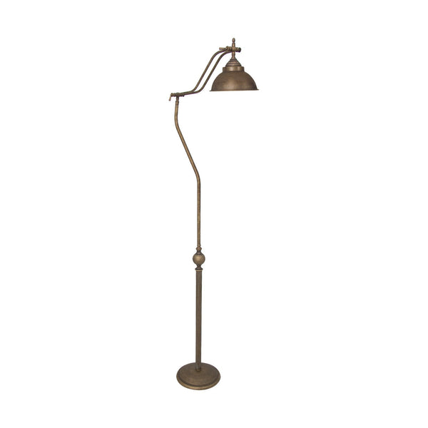 Old Brass Floor Lamp Italian Industrial Oslo Ghidini 1849