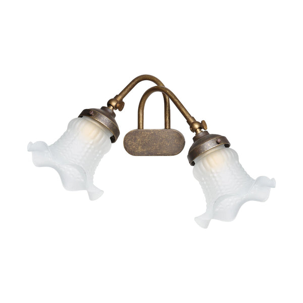 t4option0_0 | Old Style Wall Lamps Aged Brass Decor Glasses Ghidini 1849