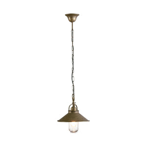 Outdoor Hanging Lamp Antique Brass Premium Giada | Ghidini 1849