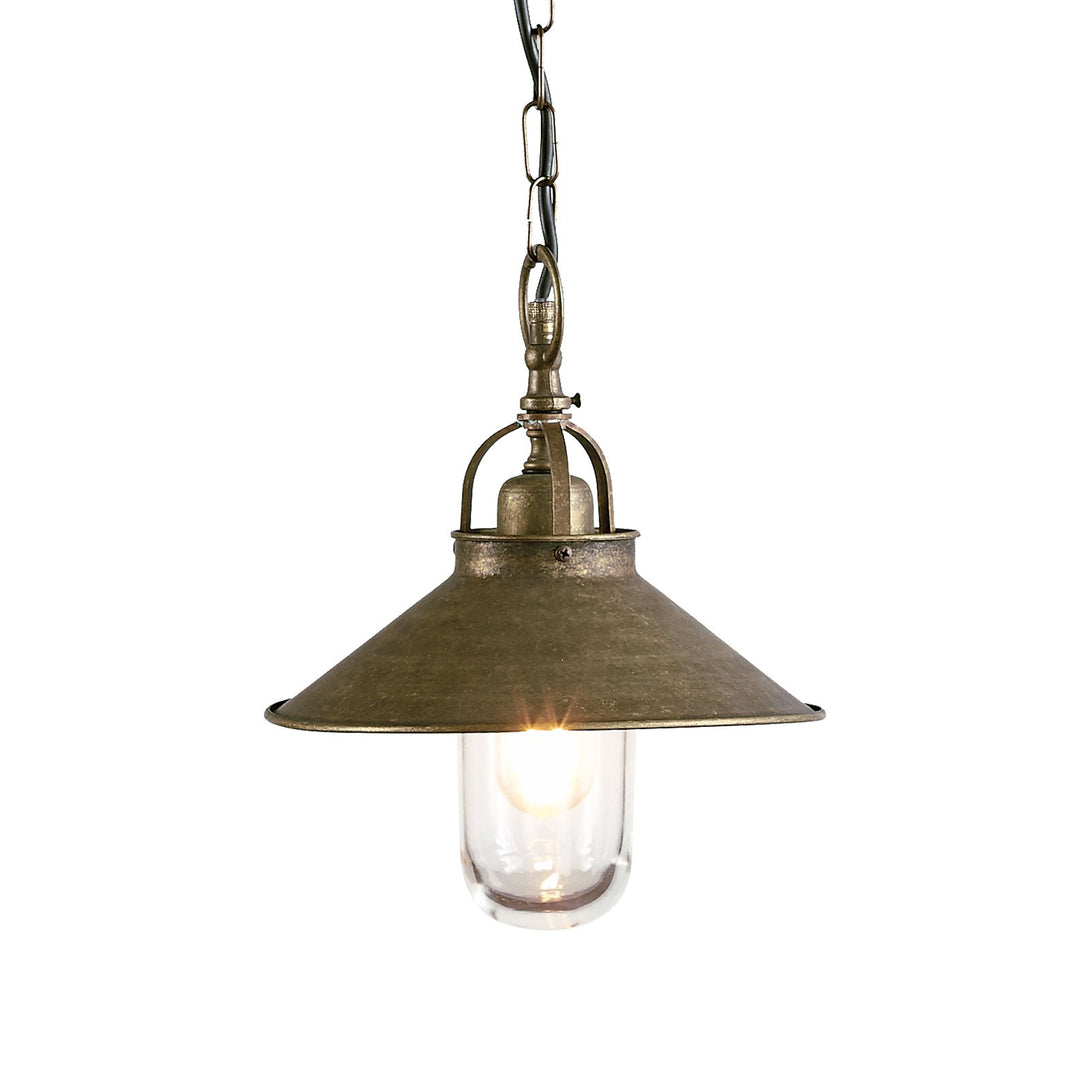 Outdoor Hanging Lamp Antique Brass Premium Giada Ghidini 1849