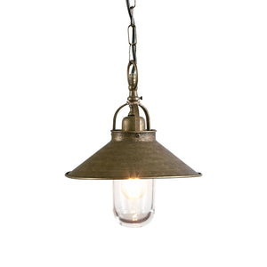 Outdoor Hanging Lamp Antique Brass Premium Giada | Ghidini 1849