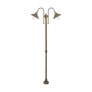 Outdoor Lights With Pole Antique Brass Giada | Ghidini 1849