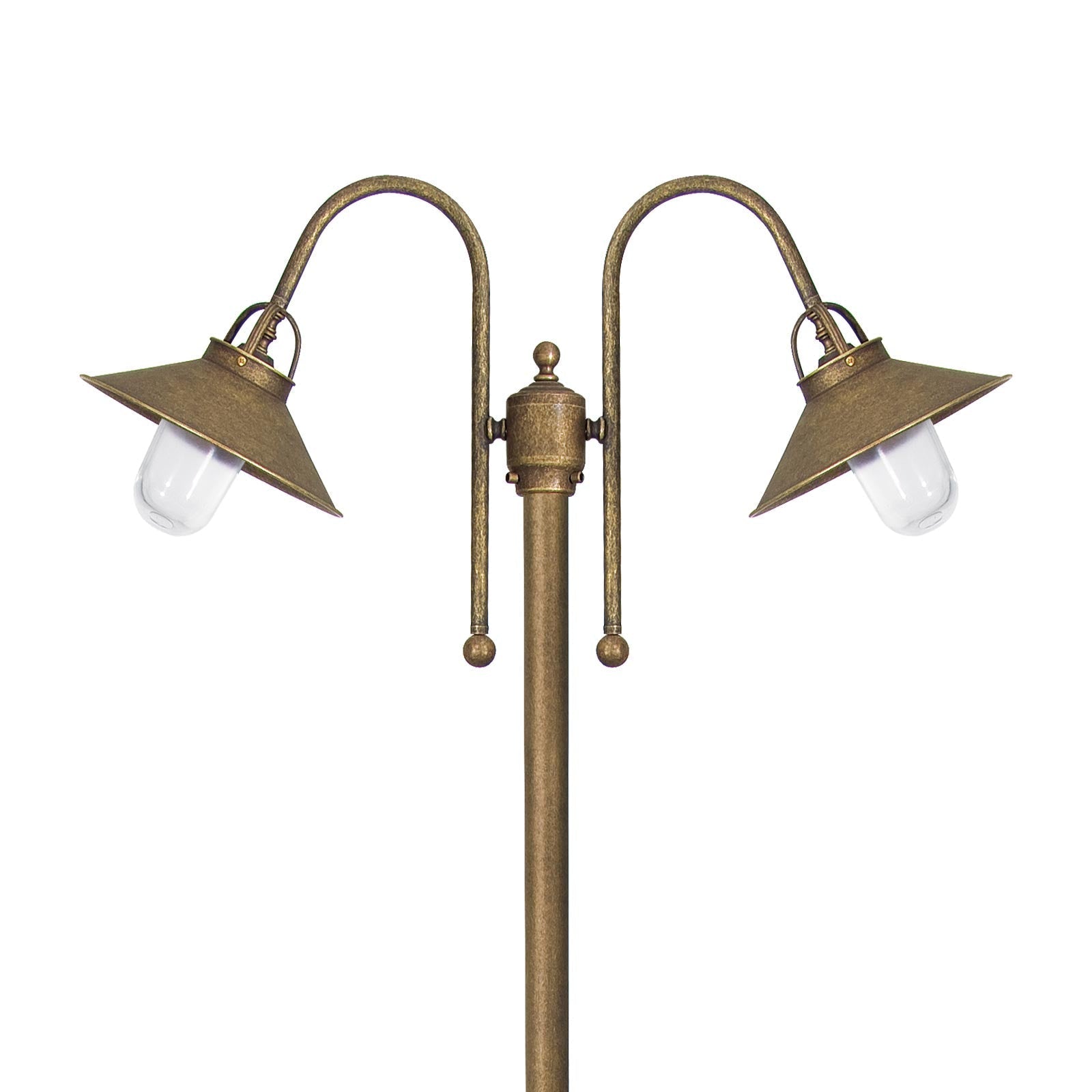 Outdoor Lights With Pole Antique Brass Giada | Ghidini 1849