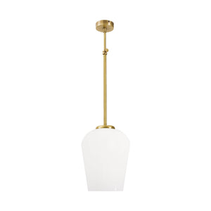 Pendant Light Glass Tulip Brass Adjustable Talis | Ghidini 1849