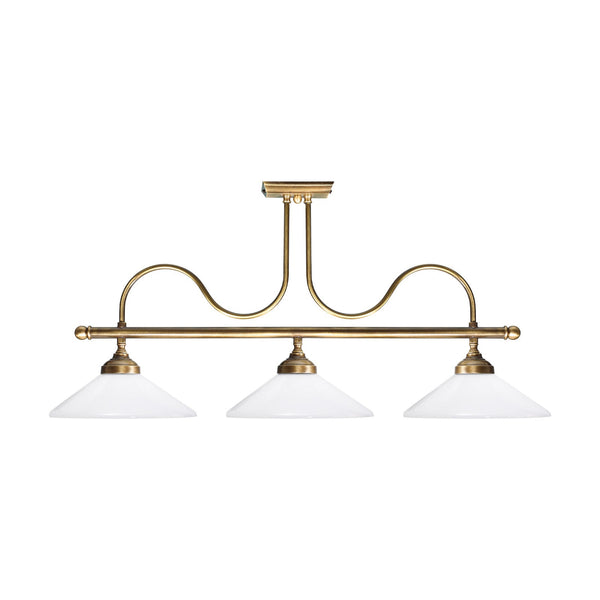 t4option0_0 | Pool Chandelier Premium Brass With 3 Cone Glasses Ghidini 1849