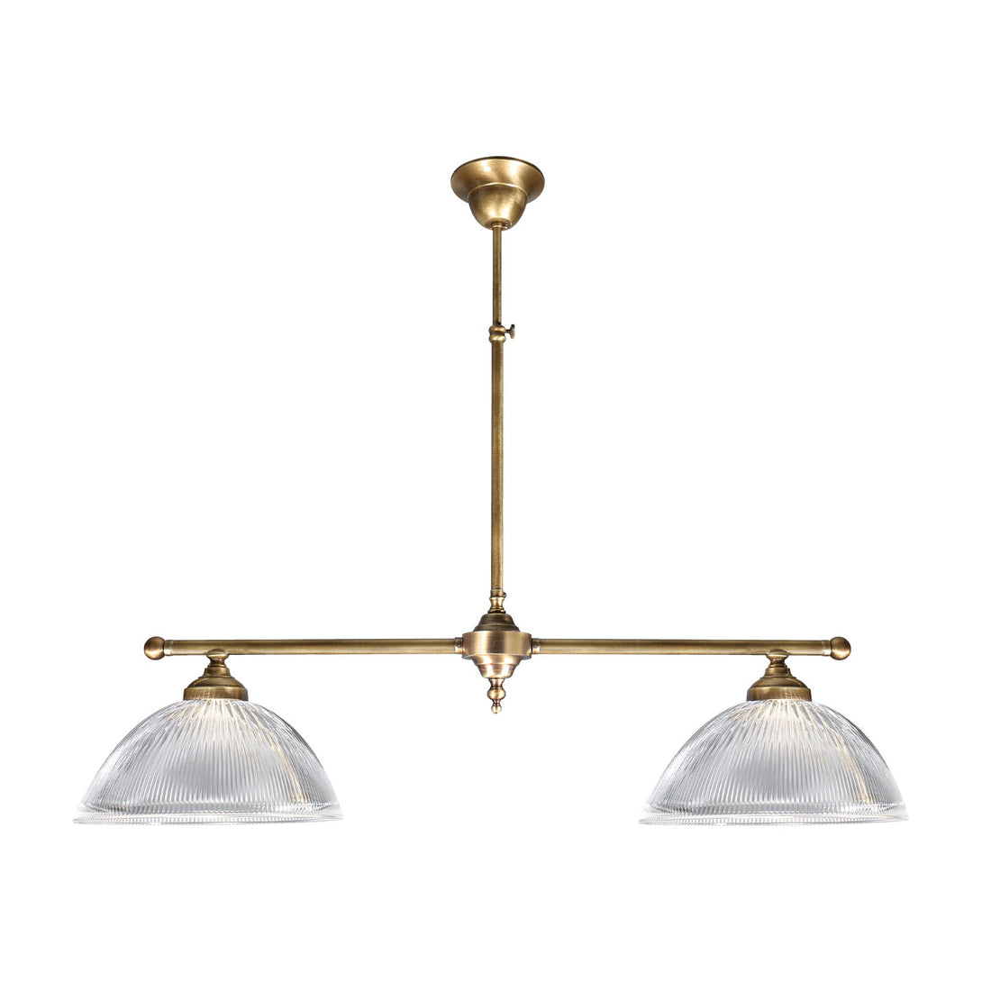 Pool Table Pendant Lights Brass Industrial Glasses Ghidini 1849