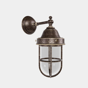 Marine Outdoor Sconce Antique Brass Premium by Ghidini 1849