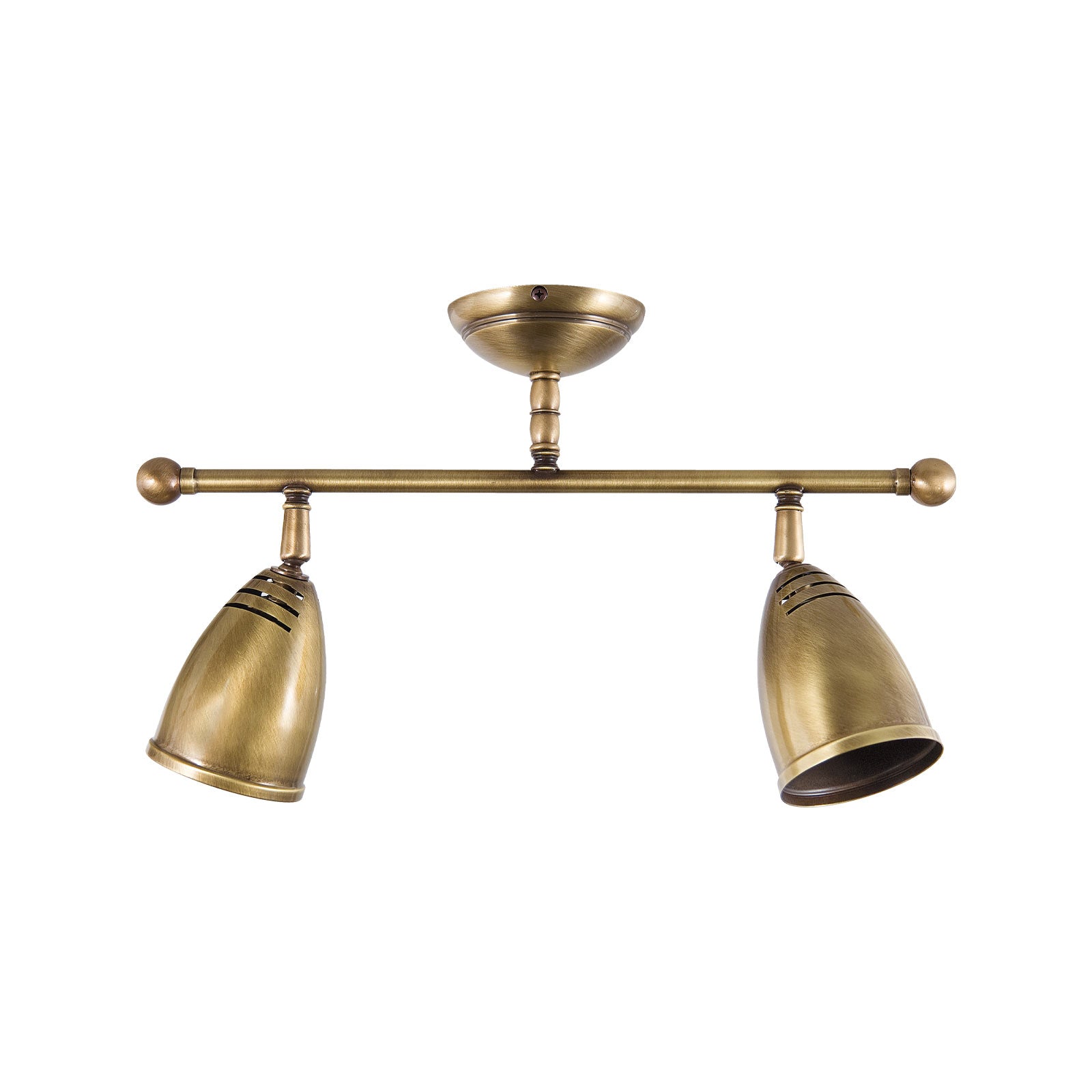 Retro Ceiling Spotlight Vintage Bronze Brass Stoccolma | Ghidini 1849