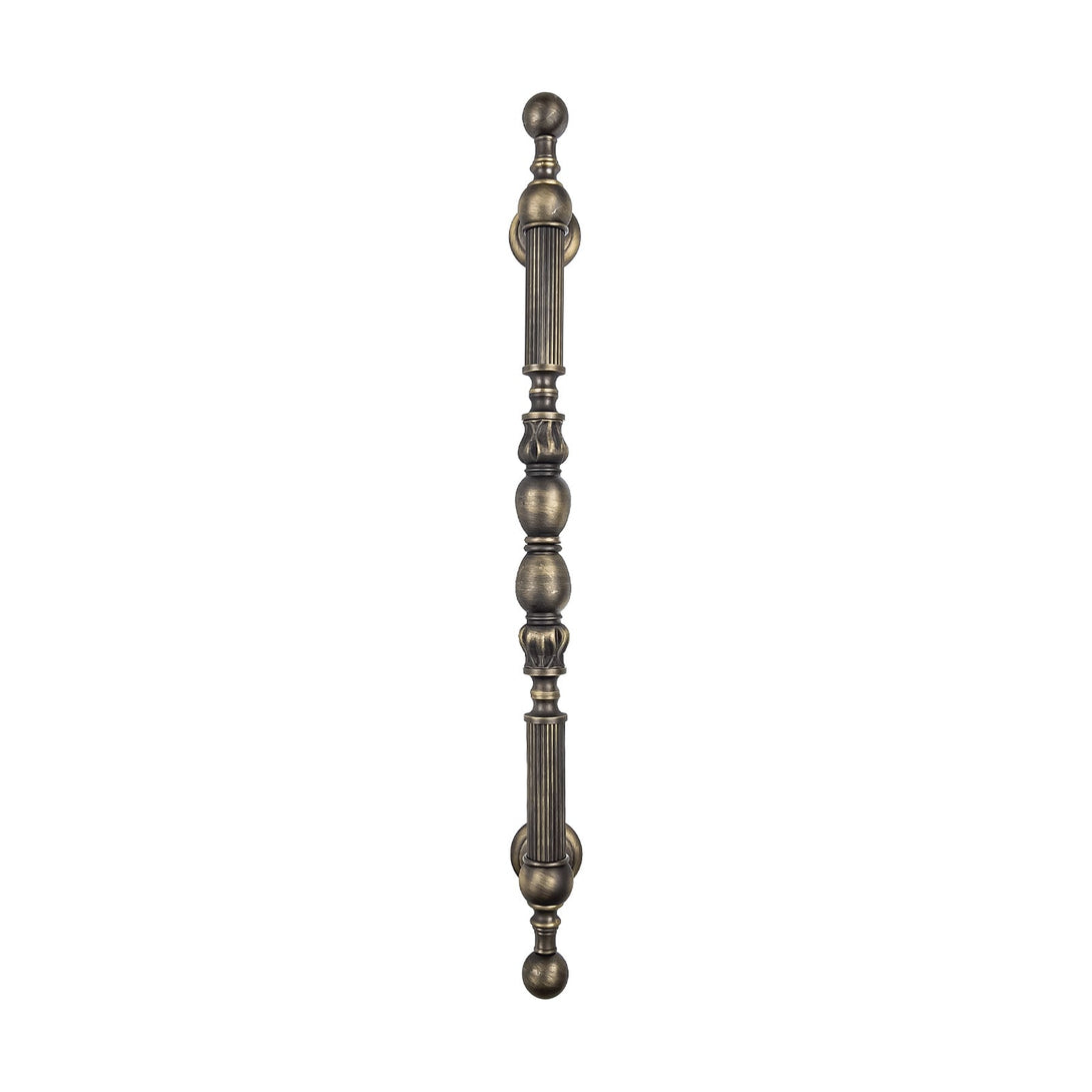 Retro Pull Handle with Solid Ornated Brass Ghidini 1849