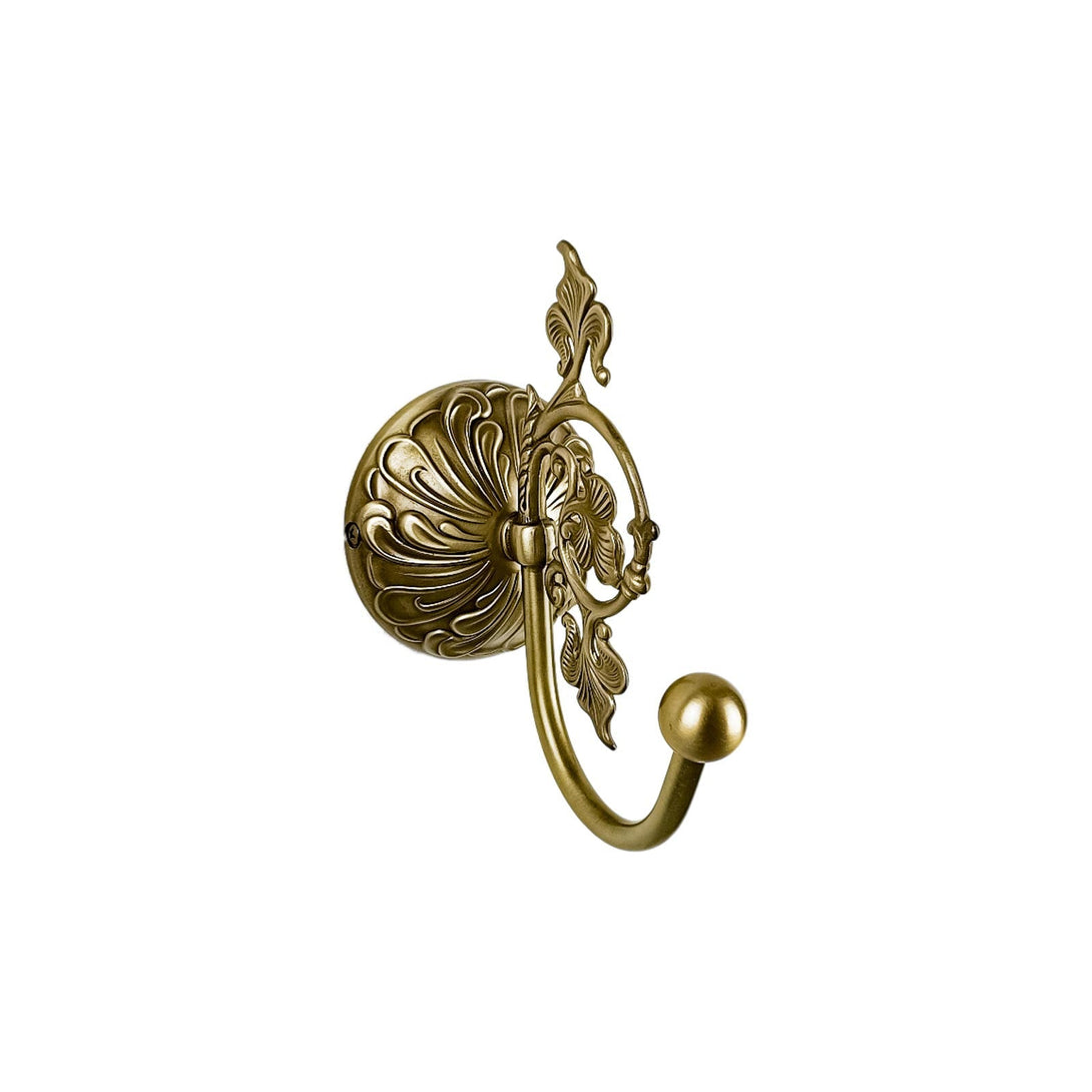 Robe Hook Brass Premium Italian Art Nouveau Ghidini 1849