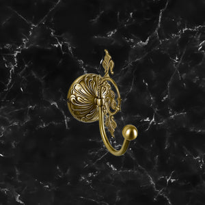 Robe Hook Brass Premium Italian Art Nouveau | Ghidini 1849