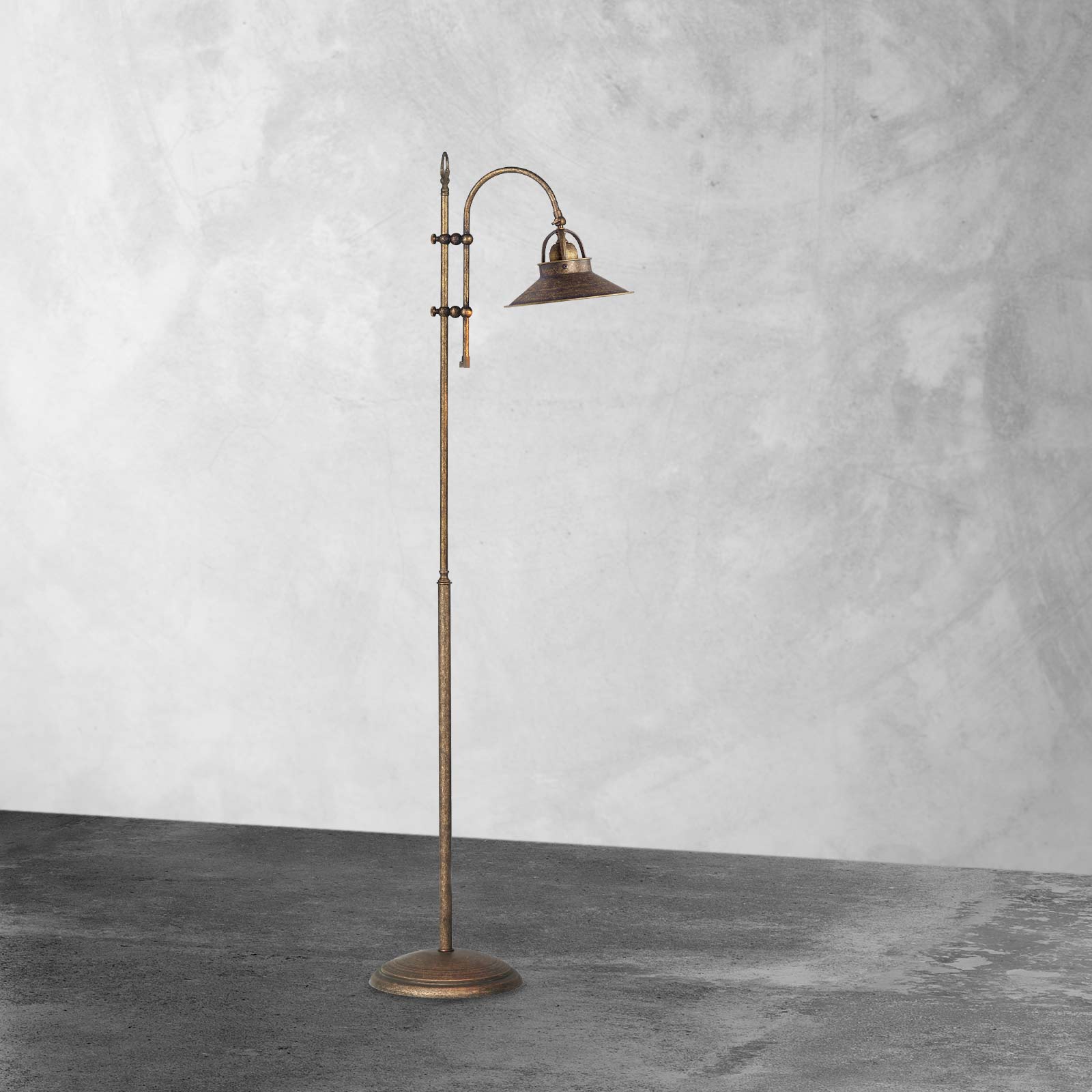 Rustic industrial deals floor lamp